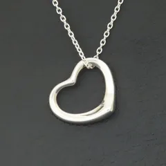 新品同様 美品 TIFFANY&Co. ティファニー エレサ・ペレッティ オープンハート ネックレス ペンダント シルバー925 2.9g