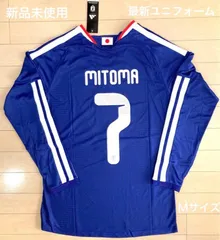 サッカー日本代表ユニフォーム 2025年-2026年最新モデル オーセンティック 長袖 #7 MITOMA（三苫 薫） Mサイズ