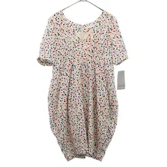 未使用 Ray Beams レイビームス 総柄 半袖 ワンピース 0 スポーツ レディース 古着