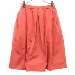 Mila Owen ミラオーウェン ミディ丈 ギャザースカート F オレンジ レディース 古着