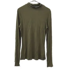 DIESEL ディーゼル 長袖 ハイネック Tシャツ S グレー 袖ジップ ロンT レディース 古着