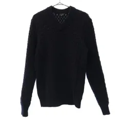 theory セオリー ウール 長袖 Vネック ニット S/P ネイビー セーター レディース 古着