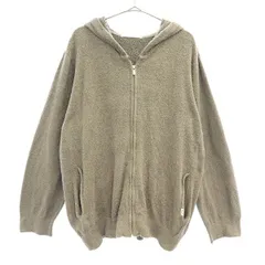 GELATO PIQUE HOMME ジェラートピケオム 長袖 ルームウェア M グレー ジップパーカー ジェラピケ メンズ 古着