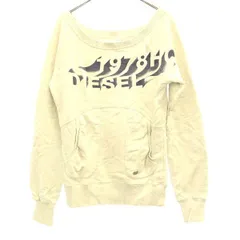 DIESEL ディーゼル 長袖 トレーナー XS グレー スウェット レディース 古着