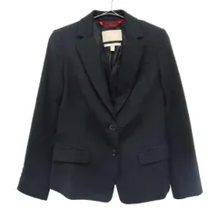 Banana Republic バナナリパブリック ウールブレンド テーラードジャケット 0 ブラック レディース 古着