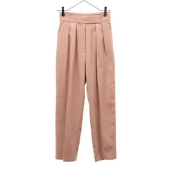 Mila Owen ミラオーウェン マジックテープあき太 テーパードパンツ 0 ピンク レディース 古着