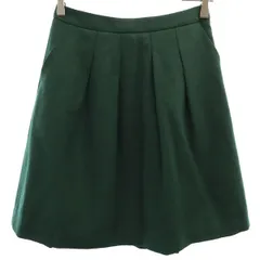MACKINTOSH PHILOSOPHY マッキントッシュフィロソフィー ウール 三陽商会 ミニスカート 34 グリーン レディース 古着