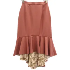 未使用 eimy istoire エイミーイストワール ミディ丈 マーメイドスカート M ピンク レディース 古着