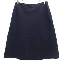 Mackintosh マッキントッシュ ミディ丈 スカート 38 ネイビー レディース 古着のサムネイル