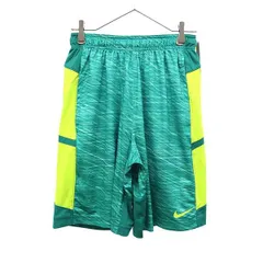 未使用 NIKE ナイキ ライン トレーニング ショートパンツ S グリーン系 メンズ 古着
