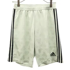 未使用 adidas アディダス ワンポイントロゴプリント トレーニング ジャージ ショートパンツ M グレー レディース 古着