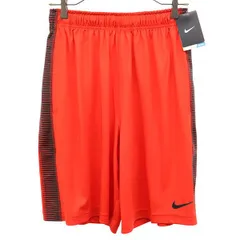 未使用 NIKE ナイキ ワンポイントロゴプリント トレーニング ショートパンツ M レッド系 メンズ 古着