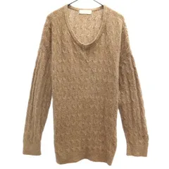 gelato pique ジェラートピケ 長袖 ふわもこ ルームウェア F ピンクブラウン ニットプルオーバー ジェラピケ レディース 古着