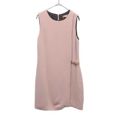 TED BAKER テッドベーカー ノースリーブ ワンピース 1 ピンク レディース 古着