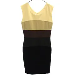 未使用 BCBGMAXAZRIA ビーシービージーマックスアズリア ノースリーブ ワンピース S ベージュ系 レディース 古着