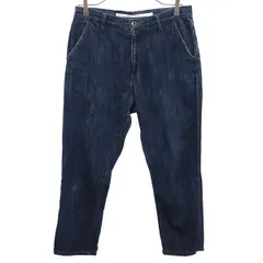 niko and... ニコアンド テーパードパンツ M ネイビー ジーパン レディース 古着