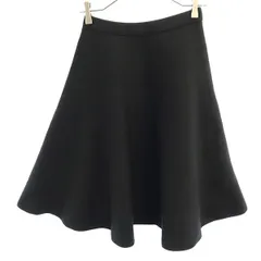 LE CIEL LEU ルシェルブルー ミディ丈 フレアスカート F ブラック レディース 古着