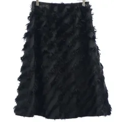 TOMORROWLAND トゥモローランド ミディ丈 スカート 34 ブラック レディース 古着