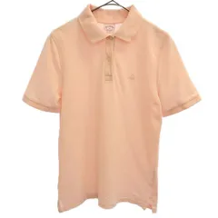 Brooks Brothers ブルックスブラザーズ ワンポイントロゴ刺繍 半袖 ポロシャツ XS ピンク レディース 古着