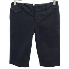 RALPH LAUREN ラルフローレン ボタンフライ チノショートパンツ 7 ネイビー レディース 古着のサムネイル
