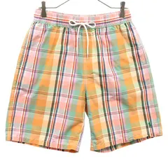 Polo by Ralph Lauren ポロバイラルフローレン チェック ショートパンツ M オレンジ系 メンズ 古着