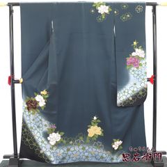値下げ交渉OK！作家物 極上ちりめん地 絞り 辻が花 訪問着 正絹