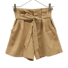 Spick and Span スピックアンドスパン 日本製 ウールブレンド ショートパンツ 34 ベージュ キュロット レディース 古着
