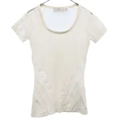 adidas by Stella McCartney アディダス ステラマッカトニー 半袖 Tシャツ S ホワイト クルーネック レディース 古着