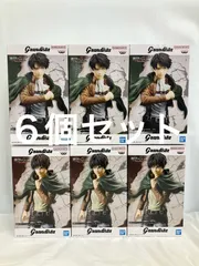 未開封 進撃の巨人 Grandista エレン イェーガー リヴァイ フィギュア 2種 6個セット LFQA92 f101