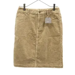 niko and... ニコアンド ミディ丈 コーデュロイ タイトスカート M ベージュ レディース 古着