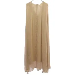 SNIDEL スナイデル 21AW ノースリーブ ロングワンピース 1 ベージュ SWFO214013 レディース 古着