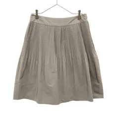 Banana Republic バナナリパブリック ミディ丈 ピンタック フレアスカート 6 ブルー レディース 古着