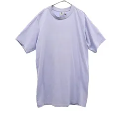 adidas アディダス トレフォイルロゴ プリント 半袖 Tシャツ XS ブルー メンズ 古着