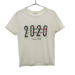 beautiful people ビューティフルピープル プリント 半袖 Tシャツ 150cm ホワイト キッズ 古着