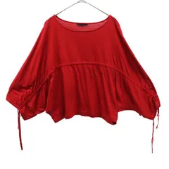 AULA アウラ 半袖 カットソー 0 レッド レディース 古着