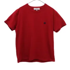 Brooks Brothers ブルックスブラザーズ 刺繍 半袖 Tシャツ L レッド レディース 古着のサムネイル