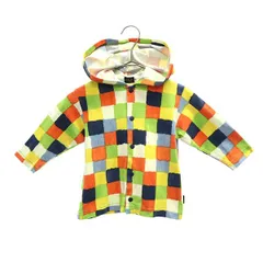 Paul Smith ポールスミス チェック 長袖 ジップパーカー 80 キッズ 古着