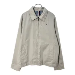 TOMMY HILFIGER トミーヒルフィガー スイングトップ グレー(メンズ L)中古 古着 X1435
