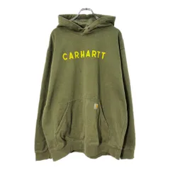 Carhartt カーハート スウェットパーカー オリーブ(メンズ L)中古 古着 X1443