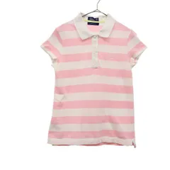 FRED PERRY フレッドペリー 刺繍 半袖 ポロシャツ 8 鹿の子 レディース 古着