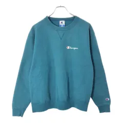 90年代 USA製 Champion チャンピオン スウェット グリーン(メンズ LARGE)中古 古着 X1497