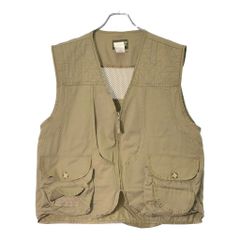 人気】BEAMS BOY コットン クロス ハンティング ベスト ベージュ