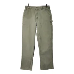 Carhartt カーハート ダック ペインターパンツ オリーブ(メンズ W34 L34)中古 古着 V9682