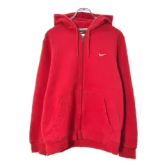 NIKE ナイキ フルジップスウェットパーカー レッド(メンズ M)中古 古着 X1426