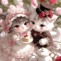 パネル生地　再販　猫8柄