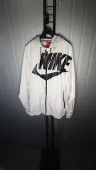 ナイキ 白 ウィンドブレーカー XXL
