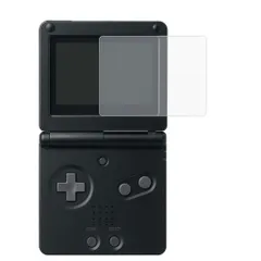 【5枚セット】 ゲームボーイアドバンスSP対応 保護フィルム GBASP対応 ブルーライトカット 指紋防止 気泡防止 抗菌