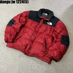 ノースフェース 700 レッド/ブラック ダウン アウターs 1224