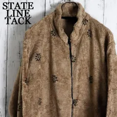 USA製 STATE LINE TACK ノルディック柄 ジップアップ フリース