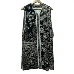 LEONARD(レオナール) ベスト サイズ9AR S レディース - 黒×白×イエロー